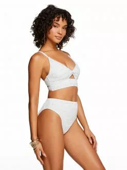 Amerex Swim Flower Power Cami In White