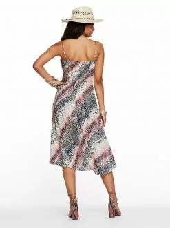 OJG Fria Dress In Gardenia Marble Cheetah