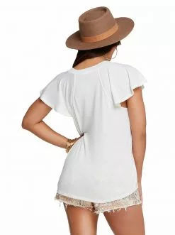 OJG Clothing Gracie Tee In Gardenia
