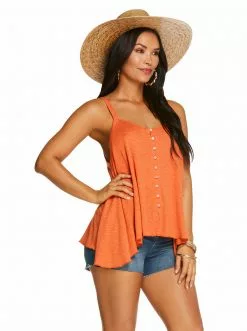 OJG Gwen Tank In Orange Rust