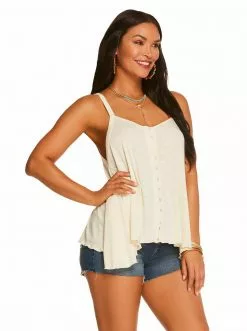 OJG Clothing Gwen Tank In Gardenia