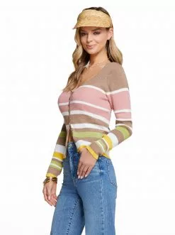 OJG Hollie Sweater In Canterelle Stripe