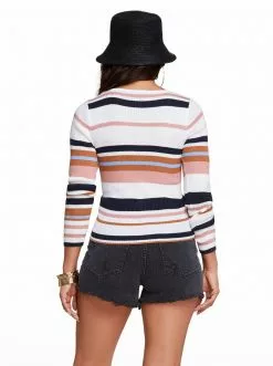 OJG Hollie Sweater In Gardenia Stripe New Arrivals