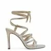 Camuto Jexilla High Heel In Silver & Champagne