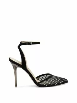 Camuto Shoes Pirrie High Heel In Mesh Sparkle