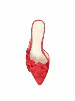 Camuto Shoes Cymia Flat Slide In Red