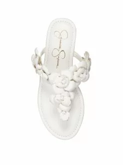 Camuto Ginima Flat Slide In White