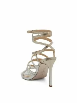 Camuto Jexilla High Heel In Silver & Champagne