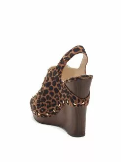 Camuto Tymina Wedge Platform Sandal In Leopard Shoes