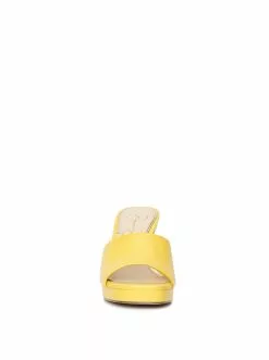 Camuto Elyzza High Heel Slide In Buttercup Shoes