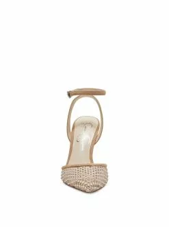 Camuto Pirrie High Heel In Almond Sparkle
