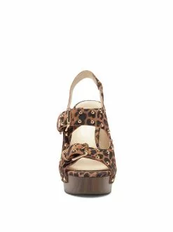 Camuto Tymina Wedge Platform Sandal In Leopard Shoes