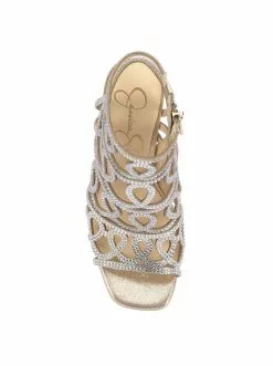 Camuto Shoes Opalite High Heel In Champagne