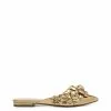 Camuto Shoes Cymia Flat Slide In Gold