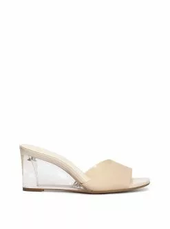 Camuto Merlote Wedge Slide In Neutral