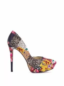 Camuto Rinah Platform Pump In Patchwork Multi Shoes