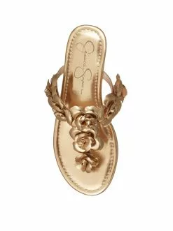 Camuto Ginima Flat Slide In Gold
