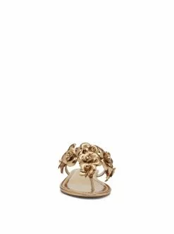 Camuto Ginima Flat Slide In Gold