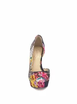Camuto Rinah Platform Pump In Patchwork Multi Shoes