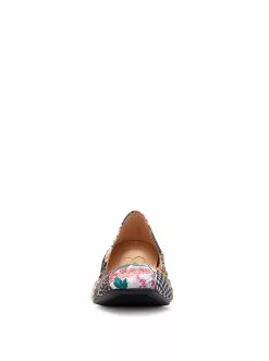 Camuto Shoes Sandaze Flat In Patchwork Multi