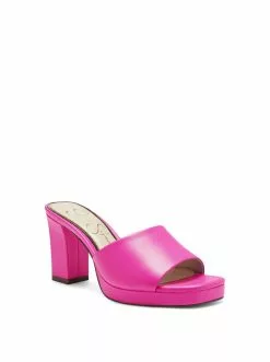 Camuto Elyzza High Heel Slide In Pink Shoes