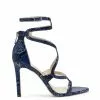 Camuto Janya High Heel In Blue Snake