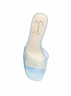 Camuto Shoes Merlote Wedge Slide In Blue