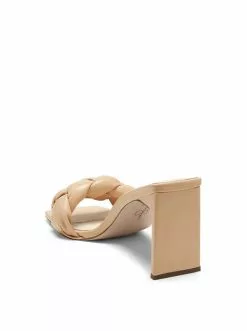 Camuto Sassia High Heel Slide In Buff