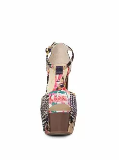 Camuto Dany T-Strap Platform Sandal In Patchwork Multi Shoes