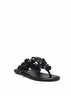 Camuto Ginima Flat Slide In Black Shoes