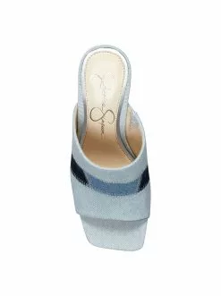 Camuto Aishia Wedge Slide In Denim
