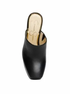 Camuto Shoes Denima Platform Slide In Black