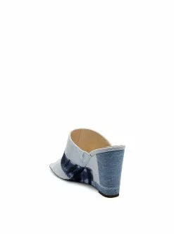 Camuto Aishia Wedge Slide In Denim