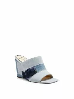 Camuto Aishia Wedge Slide In Denim