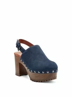 Camuto Shoes Tiarah Platform Clog In Navy