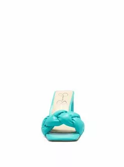 Camuto Sassia High Heel Slide In Aqua