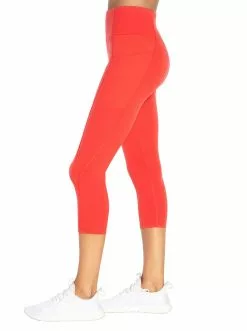 Rockfit Tummy Control Capri In Hibiscus