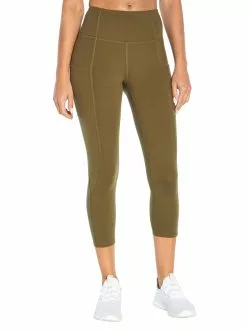 Rockfit Tummy Control Capri In Ivy Green