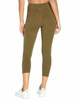 Rockfit Tummy Control Capri In Ivy Green