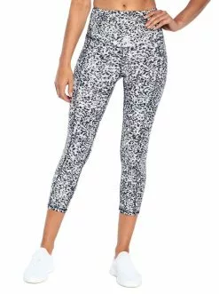 Rockfit Amber Capri In White Leopard Clothing