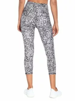Rockfit Amber Capri In White Leopard Clothing