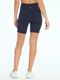 Rockfit Tummy Control Solid Bermuda In Midnight Blue