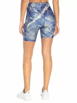 Rockfit Active Tummy Control Bermuda In Heather Marble Dusk