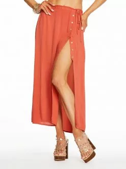 OJG Irina Skirt In Orange Rust