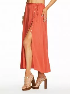 OJG Irina Skirt In Orange Rust