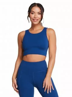 Rockfit Isabelle Long Bra In Estate Blue