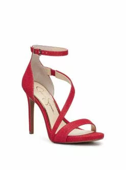 Camuto Shoes Rayli High Heel Sandal In Red