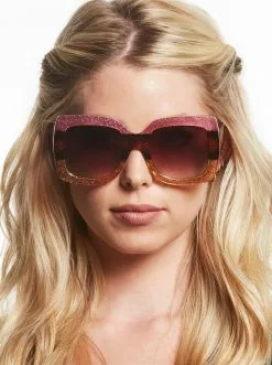 CIO Ombre Glitter In Pink & Orange EYEWEAR