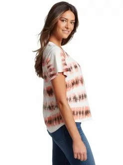 OJG Carly Tee In Kalamata Tie Dye Clothing
