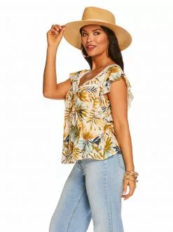 OJG Lauryn Top In Bay Breeze Clothing